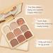 9 Colors Eyeshadow Palette Kit | Cute Toast Shaped Blush & Shimmer | Long-lasting Eye Makeup with Brushes | International Shipping Available - Buy Online on GoSupps.com
