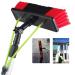 3-12m Window Cleaning Pole Window Cleaner Kit Water/Hose Fed Pole Window Cleaning Brush Equipment Cleaning Photovoltaic and Solar Panels / 6m Rod / 30cm Brush Head
