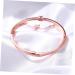 Clispeed Rose Gold & Silver Bicycle Arm Loop Bracelet Set for Women - Stylish Star Hand Decorations - 19.5cm x 1.2cm - Perfect Gift - Buy Online on GoSupps.com