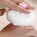 Body Powder Puff Box Powder Sponge Round Puff Holder for Home and Travel (Pink) - Buy Online on GoSupps.com