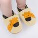 Soft Leather Baby Shoes - Baby Boy & Girl Sneakers | Non-Slip Rubber Soles | Newborn Cartoon Prewalker Shoes | 0-24 Months - Beige Deer - Buy Online on GoSupps.com