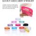 Shop Pudsern 40 Pcs 5G Cosmetic Containers - Empty Round Plastic Jars for Creams Nail Polish Lip Balm & Makeup Storage (10 Colors) - Buy Online on GoSupps.com
