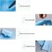 BAMFY 3 Pairs Silicone Dishwashing Gloves Reusable Sponge Cleaning Brush Kitchen Rubber Gloves for Dishes Housework Cars Washing Up Gloves (Color : Blue Size : 120g) - Buy Online on GoSupps.com