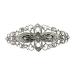 Luckious Vintage Flower Hair Barrette Hair Slides - Antique Style Crystal Hair Clips for Women - Elegant Hair Jewelry for Weddings Birthdays and Proms