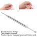 12 cm Stainless Steel Facial Reflex Zone Massage Device - Double-Headed Acupuncture Stick for Pain Relief & Self-Massage - Buy Online on GoSupps.com