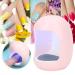 Mini UV LED Nail Lamp - Portable USB Nail Dryer & Fast Gel Polish Hardener - Pink - Buy Online on GoSupps.com