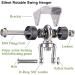 Super Silent  No Squeaking  Permanent Antirust 360 Swivel Swing Hanger  Heavy Duty Swing Hook with 4 Screws for Concrete Wooden Hanging Hardware for Porch Chair Hammock Gym SELEWARE silent swing swivel hook - Buy Online on GoSupps.com