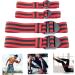 Blood Flow Restriction Bands Adjustable Occlusion Bands Portable Fabric Resistance Bands 4PCS Red Summer Sports Accessories - Buy Online on GoSupps.com