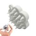 Scalp peeling hair carve silicone head skin brush massager silicone shampoo brush silicone headscarf massager shampoo brush for children adults women men white