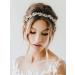 SWEETV Silver Leaf Wedding Headpiece | Handmade Bridal Hair Accessory - Buy Online on GoSupps.com