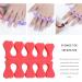 Guangcailun Toe Separator & Nail Divider Tool - Art Fo Divider & Manicure Sponge - 1 Pair Purple - Salon Supplies for Perfect Nails - Buy Online on GoSupps.com
