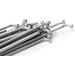 BaveL Steel Spokes Mountain Bike 215mm-220mm 36PCS w/Nipples - Silver MTB Spokes - Buy Online on GoSupps.com