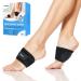 Maziky Plantar Fasciitis Arch Supports for Women - Orthotic Compression Sleeve with Thicken Pads for Flat Feet - Foot Arch Support for Men and Women - Adjustable Brace (1 Pair, Black) - Buy Online on GoSupps.com