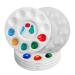 Zaldui Paint Tray Palettes, 6 Pack, Painting Supplies, Painting Palette for Kids, Plastic Palette