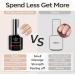 Modelones 8-in-1 Gel Nail Polish Builder Neutral Nude Brown 15ml - Nail Strengthener, Extension Gel, Base & Glue Gel in Bottle - Pack of 1 - Buy Online on GoSupps.com