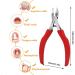 10 Piece Professional Toenail Pliers Set Super Sharp High-Quality Stainless Steel Toenails Pedicure Set for Thick Ingrown Hard Toenails Paronychia Onychomycosis Nail Fungus Black - Buy Online on GoSupps.com