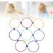 Hopscotch Hoop Balance Exercise Hand Foot Coordination 10PCS Sensory Training Hoops for Jumping Activities Multi-Purpose Eco-Friendly Dia 47cm / 18.5in - Buy Online on GoSupps.com