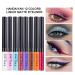 Allbesta 12 Colors Liquid Eyeliner Set - Matte Waterproof Makeup Precise Rainbow Eyeliner Pens (12pcs) - Shop Internationally - Buy Online on GoSupps.com