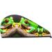 Cute Red Eyes Tree Frogs Coral Velvet Dry Hair Cap | Unisex Wet Towel Wrap for Bathroom Pool Beach & Home - Buy Online on GoSupps.com
