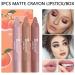 3 Colors Rotating Crayon Lipstick Set - Long Lasting Matte Waterproof Lipstick Set for Women (Set-A) - Buy Online on GoSupps.com