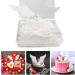 Hpory Cake Topper 60 Pcs Edible White Wings Cupcake Toppers Glutinous Rice Paper Happy Birthday Cake Toppers Angel Wings Cake Decorations for Birthday Wedding Celebration Party - Buy Online on GoSupps.com