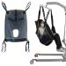 Patient Lifting Hoist Sling Toileting Patient Lift Sling with Head Support and Commode Opening Divided Leg Shower Sling for Patient Lifts