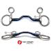 OTTE Baucher Hanging Cheek Blue Sweet Iron Ported Horse Bit Snaffle (6.25") - Buy Online on GoSupps.com