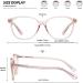 MEETSUN Cat Eye Blue Light Blocking Glasses for Women - Anti Eyestrain UV Protection - Light Pink TR Frame for Gaming & Computer Use - Buy Online on GoSupps.com