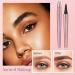  SANHIGHEND 3D Micro Eyebrow Pencil with 4 Fork Tip Applicators Waterproof Eyebrow Pencil for Natural Eyebrows (Light Coffee+Black) - Buy Online on GoSupps.com