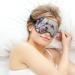 Bichon Frise 4th of July Sleep Mask for Women - Soft Light-Blocking Eye Cover with Adjustable Strap | Ideal Gift for Dog Lovers - Buy Online on GoSupps.com