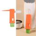 5pcs Razor Cleaning Brush Set - Portable Multipurpose Nylon Hair Shaver Cleaner for Cups & Plates | Best eCommerce Deal - Buy Online on GoSupps.com