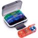 YUSHAN Travel Pill Organizer - Weekly 3 Times a Day | BPA-Free Cute Design for Vitamins & Supplements - Rainbow Petite Black - Buy Online on GoSupps.com