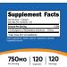 Nutricost TMG (Trimethylglycine) 750mg - 120 Capsules Unflavored | Premium Supplement for Energy & Wellness - Buy Online on GoSupps.com