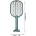 Fly Racket | 3000 V Electric Indoor Insect UV Light Inhaled Photocatalyst UV Fly Trap Light 2 in 1 with Safety Mesh 3 Layers for Bedroom Cyhamsis (Green) - Buy Online on GoSupps.com