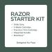 Brandless Razor Starter Kit | Aloe Vera & Vitamin E Moisturizing Glide | 5-Blade Precision | Cruelty-Free Face Care | International Shipping Available - Buy Online on GoSupps.com