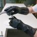 SEPTAM Cleaning Gloves Household Gloves Black Washing Waterproof Plastic Rubber Household Cleaning Anti-slip Durable Kitchen Dishwashing - Buy Online on GoSupps.com