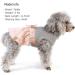 KYEESE Pink Plaid Dog Dress with Bowtie - Small Dog/Cat Sweater Dress - Buy Online on GoSupps.com