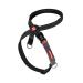 Ezydog anti pull dish dog - cross check dog harness for small medium -sized and large dogs dog training accessories reflective size adjustable (XS black) XS (30 - 39cm) black