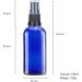 Premium Glass Spray Bottle - Empty Fine Mist Sprayer with Clear Cap - Ideal for Aromatherapy Essential Oils Cleaning Solutions Hair Care & Wellness - Durable & Travel-Friendly (Blue 100ml - 6) 100ml - 6 Blue - Buy Online on GoSupps.com