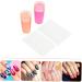 Healeved 2sets Nail Stamp Set Nail Art Pegboard Accessories Nail Polish Stampers Manicure Stamper Nail Beauty Tool Nail Accessories French Nail Stamper Clear Silica Gel Girl Scraping Board 3x3cm As Shown - Buy Online on GoSupps.com