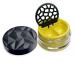 Lensbix contact lens container Geometric.Adult accessory with futuristic 3D covered design.The stylish gift for everyone who likes to wear lenses.(NO25 yellow)