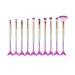 Makeup Brush 10 Pieces Gradient Handle Makeup Brush Eyeshadow Brush for Loose Powder Blush Foundation Foundation Brushes