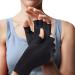 BraceAbility Carpal Tunnel Compression Gloves - Fingerless Copper Arthritis Gloves for Men and Women - Hand Pain Relief Rheumatoid Arthritis Circulation Swelling Tendonitis Support (S - Pair) Small