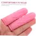 100pcs Nitrile Anti-Static Finger Cots - Protective Finger Sleeves for Electronics - Latex-Free Pink Covers | 6.5x2.5cm - Buy Online on GoSupps.com