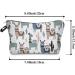 Minkissy Alpaca Cultural Handbag - Waterproof Portable Cosmetics Organizer for Women (22x18 cm) - Buy Online on GoSupps.com