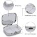 Pill Box with Birds Resting on Tree Branch | 2 Compartment Metal Organizer | Decorative Portable Pill Case for Pocket & Purse - Buy Online on GoSupps.com