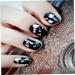 12 Pot/Set Gel Nail Polish Set Nail Art Accessories Gold Silver Paillette Foil Chip Sparkling Flake DIY Glitter Decal Acrylic UV Gel Decoration - Buy Online on GoSupps.com