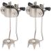 Cane Ice Tip Attachment Crutch Ice Cane Accessories 2PCS Stainless Steel 5-Prong Ice Tip for Cane Universal Cane Ice Tip Non-Slip Ice Grip for Winter Snow Safety