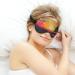 Light-Blocking Retro Beach Sunset Sleep Mask - Comfortable & Soft Eye Cover for Men & Women with Adjustable Strap | Ocean Waves Summer Design - Buy Online on GoSupps.com