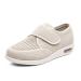 Yytcsjz Women's Wide Width Shoes Walking Sneakers Wide Lightweight Shoes Non Slip Sole for Elderly Man Wide Shoes for Diabetic Edema Plantar Swollen Feet (Color : Beige Foot Length : 24cm) 24cm Beige
